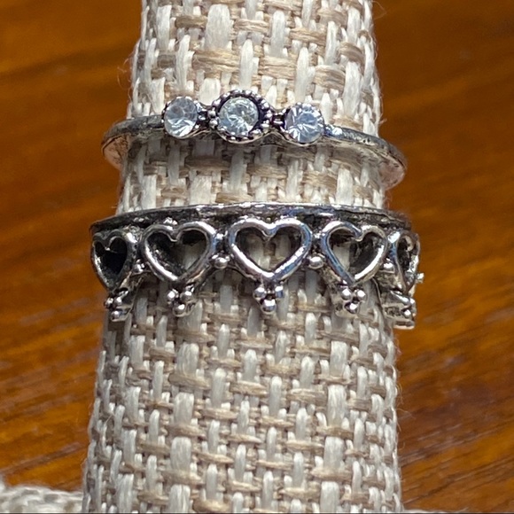 Mouse Queen Set of 6 Silver Knuckle Rings - Picture 5 of 5